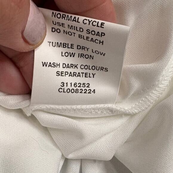 Wayward Fancies eShakti 3X 24W Dress Floral Teal Cream Smocked Peasant Cottage - Picture 8 of 15